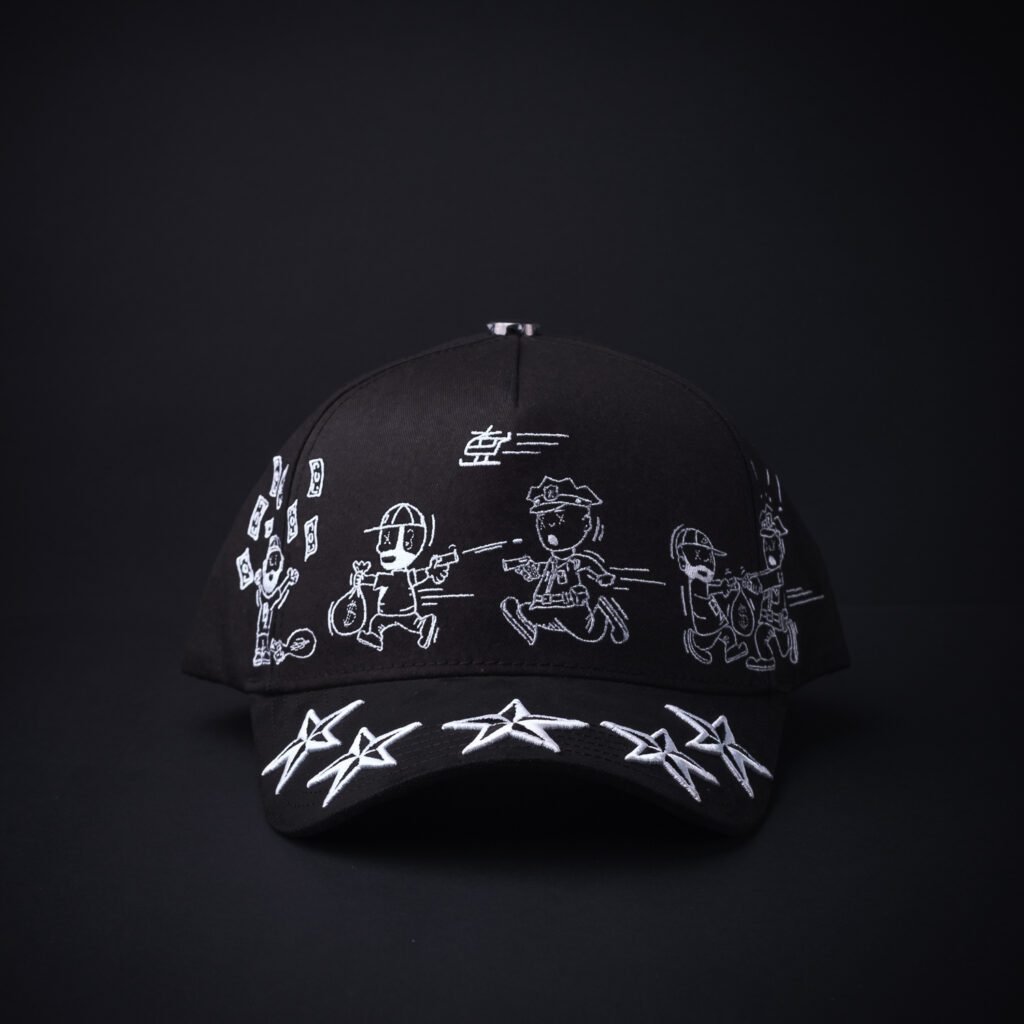 Gorra Barbas Hats x Baez Gta Policia Crimen Robo