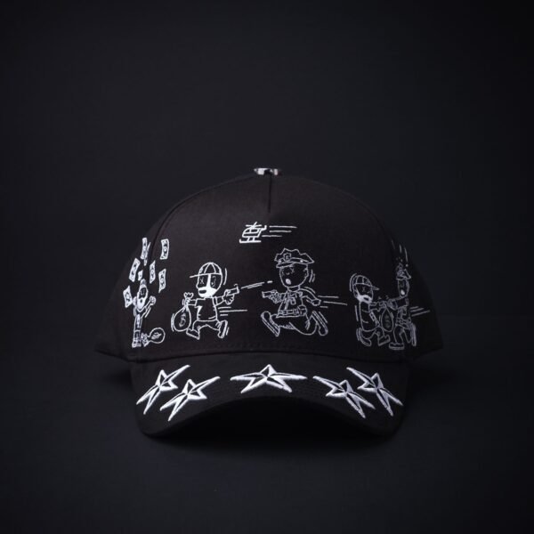 memoria 1-138 Gorra Barbas Hats x Baez Gta Policia Crimen Robo