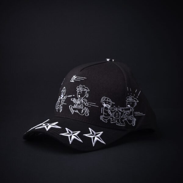 memoria 1-139 Gorra Barbas Hats x Baez Gta Policia Crimen Robo