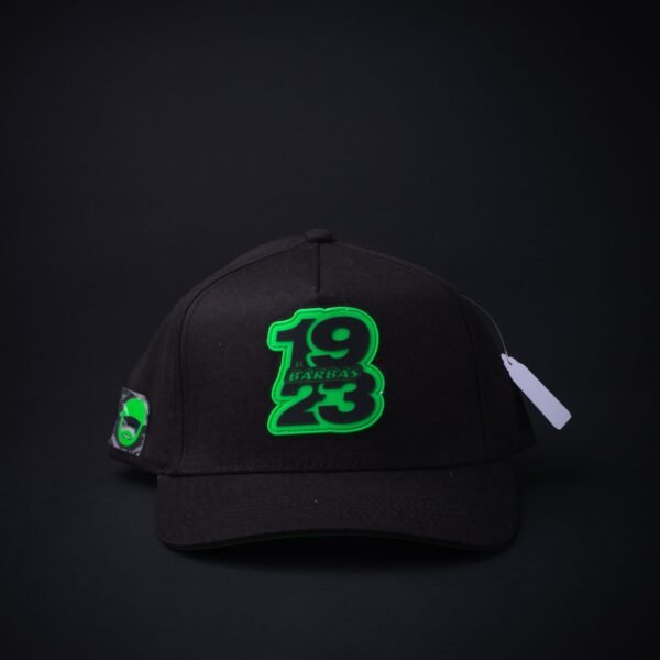 Gorra Barbas Hats 19 23 Negra/Verde