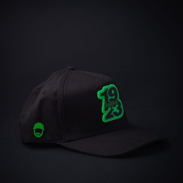 Gorra Barbas Hats 19 23 Negra/Verde