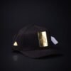 Gorra Barbas Hats Negra/Placa Dorada