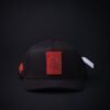 Gorra Barbas Hats Placa Negra/Rojo