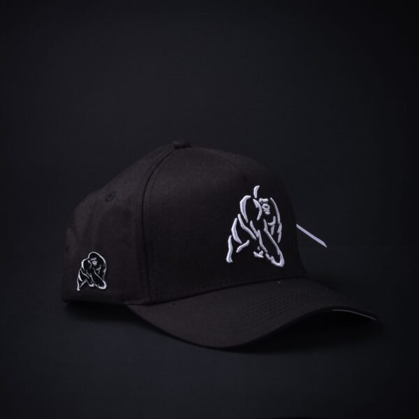 memoria 1-181 Gorra Barbas Hats Bordado Gorila Negra/Blanco