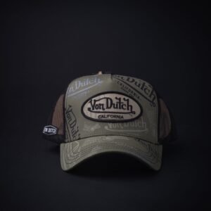 memoria 1-222 Gorra Trucker Von Dutch Verde/Negro