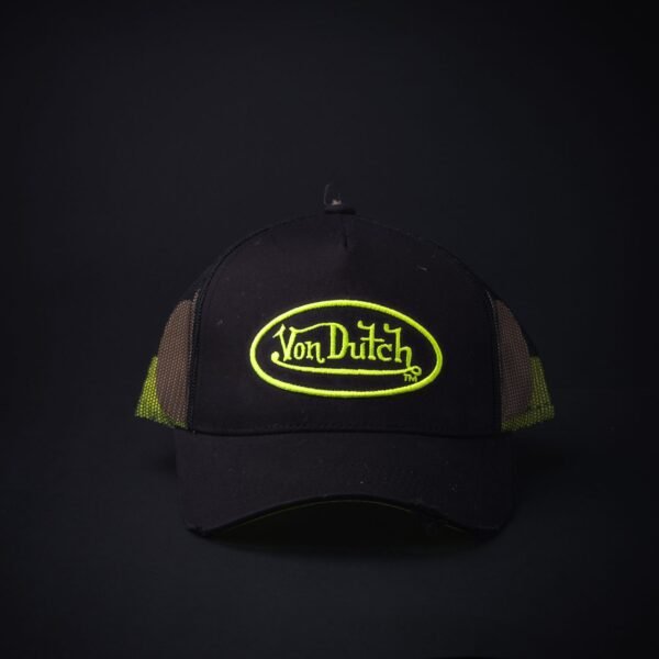 Gorra Truckeer Von Dutch Negra/Verde Limon