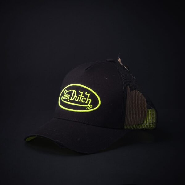 Gorra Truckeer Von Dutch Negra/Verde Limon