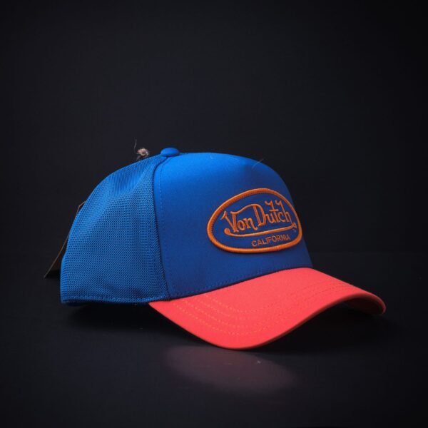 Gorra Trucker Von Dutch Azul/Rosa