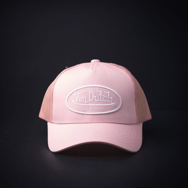 Gorra Von Dutch Trucker Rosa Pastel