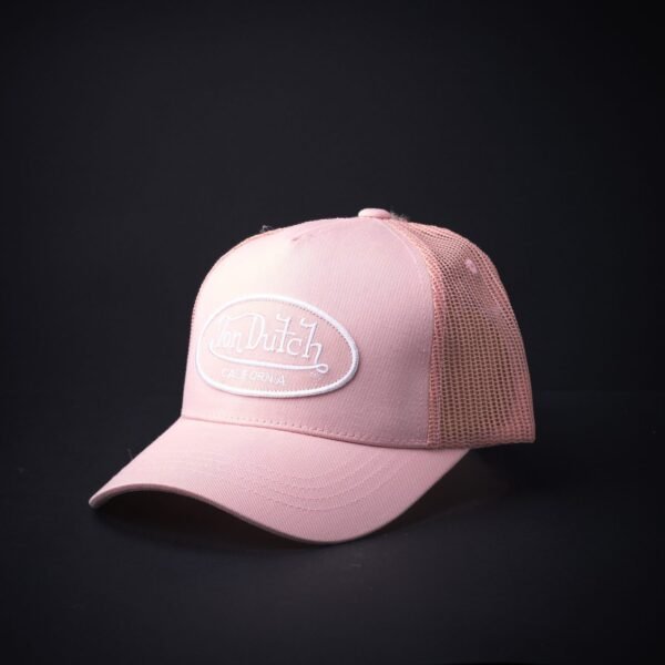 Gorra Von Dutch Trucker Rosa Pastel