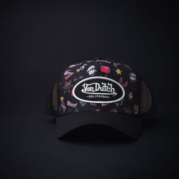 Gorra Trucker Von Dutch Negra