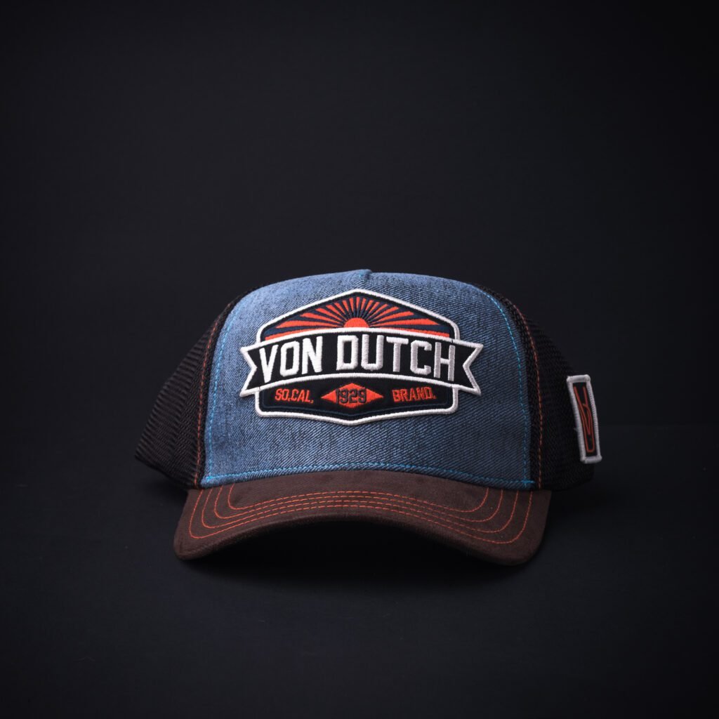 Gorra Trucker Von Dutch Azul Marron
