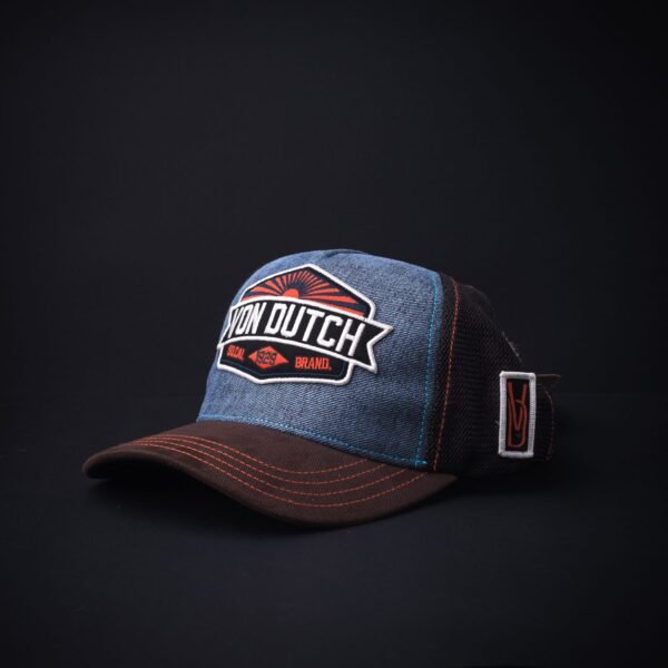 Gorra Trucker Von Dutch Azul Marron