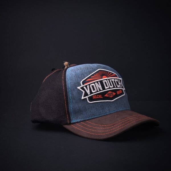 Gorra Trucker Von Dutch Azul Marron