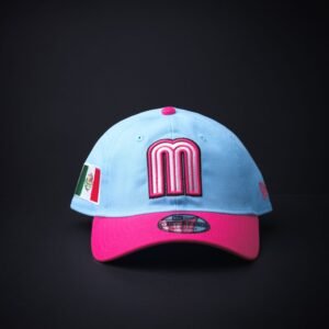 memoria 1-360 Gorra New Era 9 Twenty Mexico Celeste/Rosa Adjustable