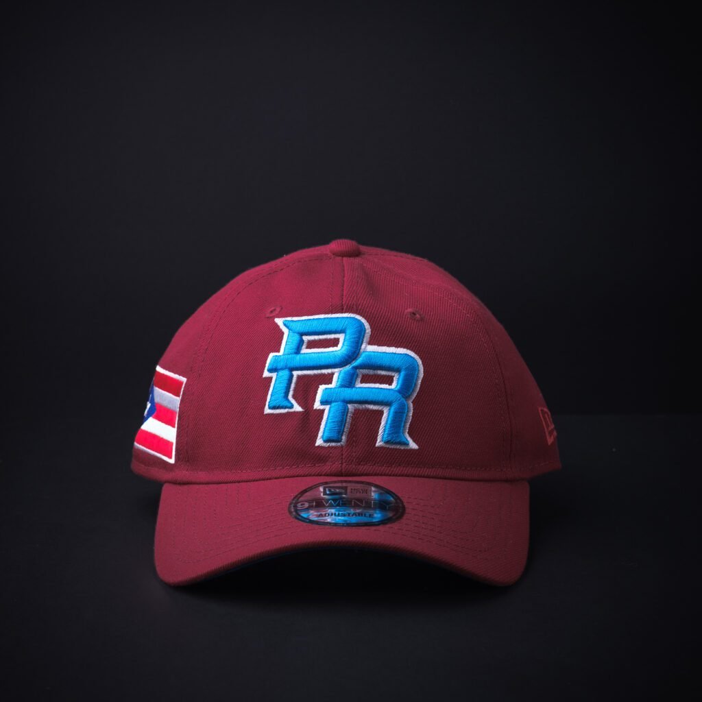Gorra New Era 9 Twenty  Puerto Rico Guinda Adjustable