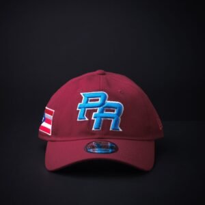 memoria 1-376 Gorra New Era 9 Twenty  Puerto Rico Guinda Adjustable