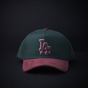 memoria 1-389 Gorra New Era 9Forty  Los Angeles A-Frame Verde/Guindo