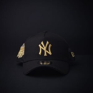 Gorra New Era 9Forty A-Frame  New York Yankees Negra/Dorado