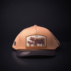 memoria 2-1003 Gorra Ranch&Corral Ganadera Camel Con Negro