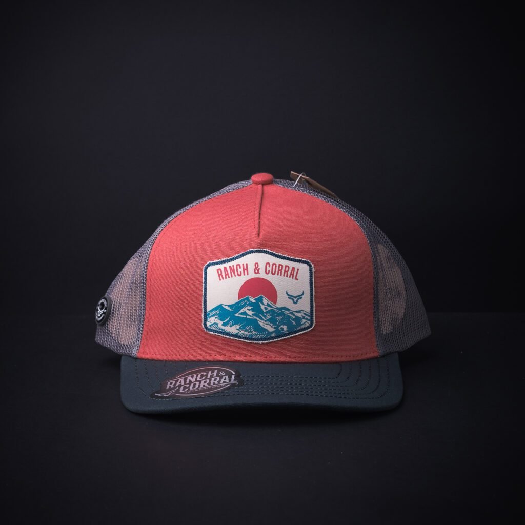 Gorra Ranch & Corral Outdoor Adventure 27 Rojo/Azul