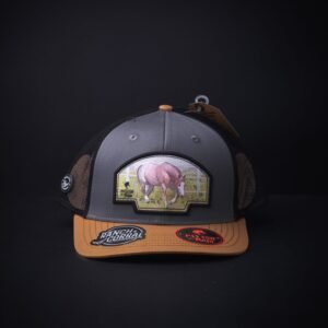 memoria 2-1013 Gorra Ranch & Corral Payaso Rojo 12 Gris/Amarillo Unitalla