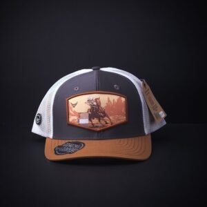 memoria 2-1295 Gorra Ranch & Corral Rodeo Carrera De Barriles