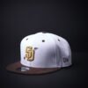 Gorra New Era 9Fifty San Diego Snapback Color Blanco/Cafe