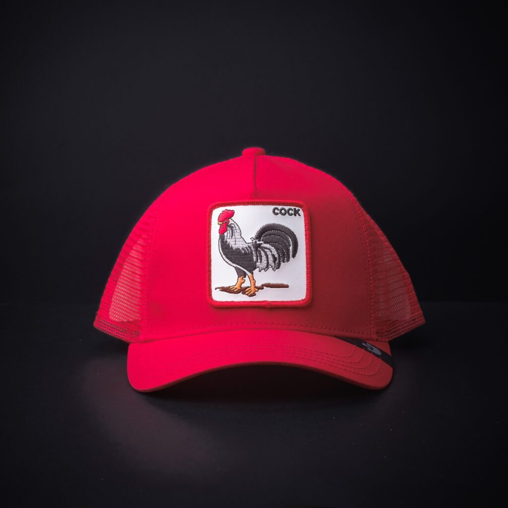 Gorra Goorin Bros Trucker Cock Roja