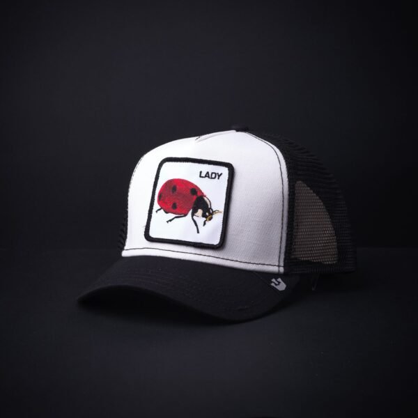Gorra Goorin Bros Trucker Lady  Blanca/Negro