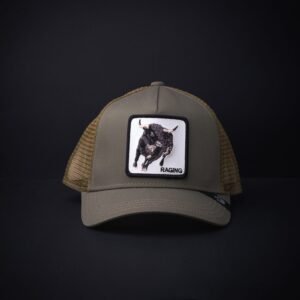 memoria 2-1354 Gorra Goorin Bros Trucker Raging Verde Olivo