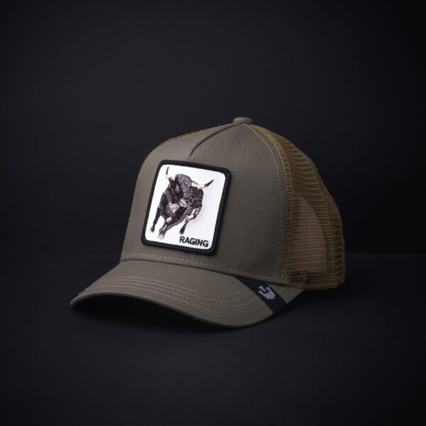 Gorra Goorin Bros Trucker Raging Verde Olivo