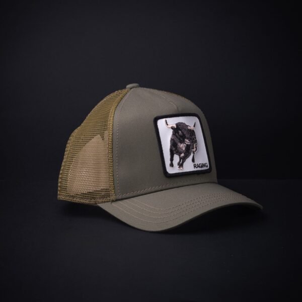 Gorra Goorin Bros Trucker Raging Verde Olivo