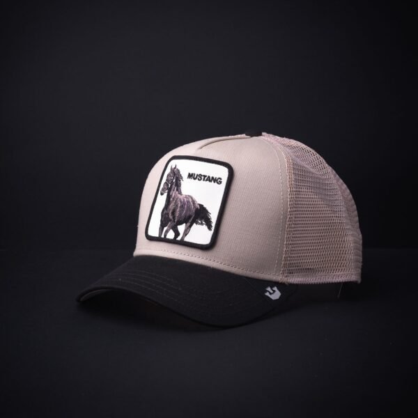 Gorra Goorin Bros Trucker Mustang Beige/Negro