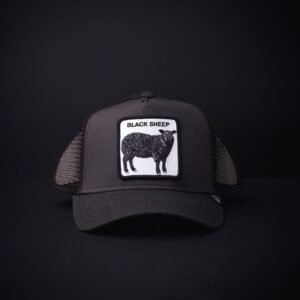 memoria 2-1376 Gorra Goorin Bros Trucker Black Sheep Negra