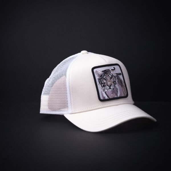 Gorra Goorin Bros Trucker Tiger Blanca