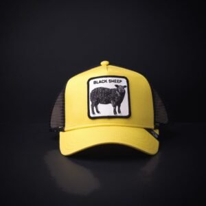memoria 2-1409 Gorra Goorin Bros Trucker Black Sheep Amarilla