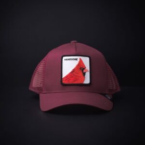 memoria 2-1412 Gorra Goorin Bros Trucker Handsome Guinda