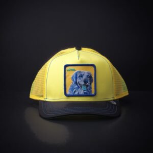 memoria 2-1415 Gorra Goorin Bros Trucker Loyal Amarilla