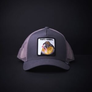 memoria 2-1430 Gorra Goorin Bros Trucker Party Animal Gris Oscuro