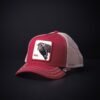 Gorra Goorin Bros Trucker Bull Guinda/Beige