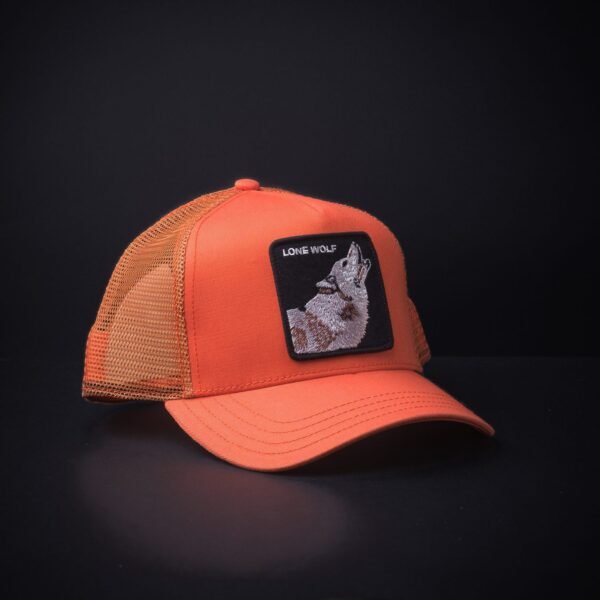 Gorra Goorin Bros Trucker Lone Wolf Naranja