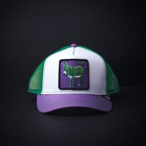 memoria 2-1445 Gorra Goorin Bros Trucker Ass Blanca/Verde