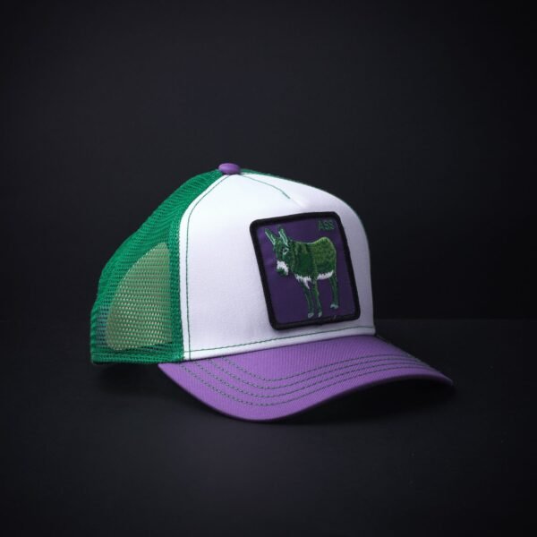 Gorra Goorin Bros Trucker Ass Blanca/Verde