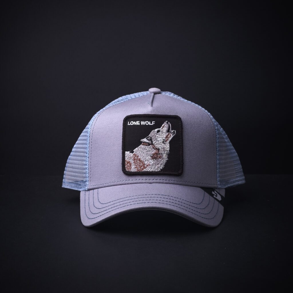Gorra Goorin Bros Trucker Lone Wolf Gris