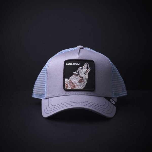 Gorra Goorin Bros Trucker Lone Wolf Gris