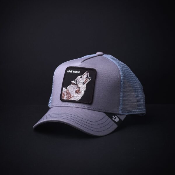Gorra Goorin Bros Trucker Lone Wolf Gris