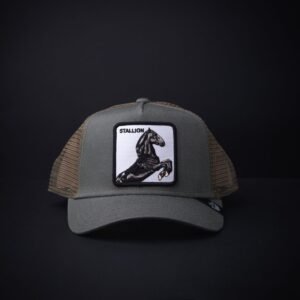 memoria 2-1455 Gorra Goorin Bros Trucker Staillon Verde Olivo