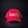 Gorra Goorin Bros Trucker  Letras Goorin Beige Rojo