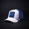 Gorra Goorin Bros Trucker  Black Sheep  Blanco/Azul Metálico